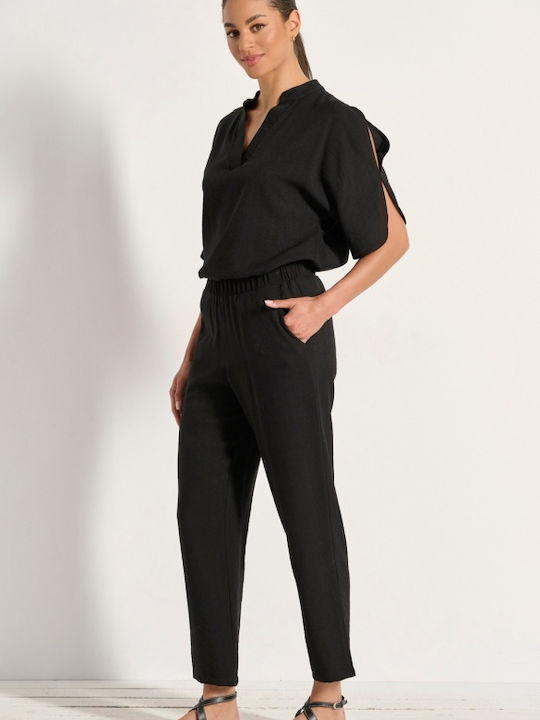 Femei Bl Set cu Talie înaltă Pantaloni cu elastic cu Croială Dreaptă