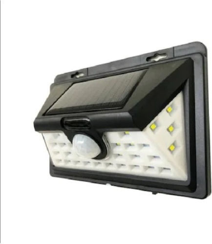 Lampa Lampă Solară 0.55W Alb Rece 5500K cu Senzor de Mișcare IP64