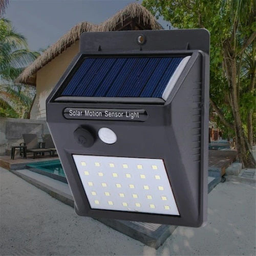 Set 6 Lămpi Solare 0.55W cu Senzor de Mișcare IP65 12.4bucx9.5bucx4.7buccm