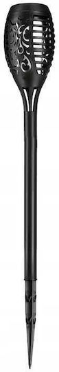 Lampa Lampă Solară Torță 2W 120lm Alb Cald cu Senzor de Mișcare și Fotocelulă IP65