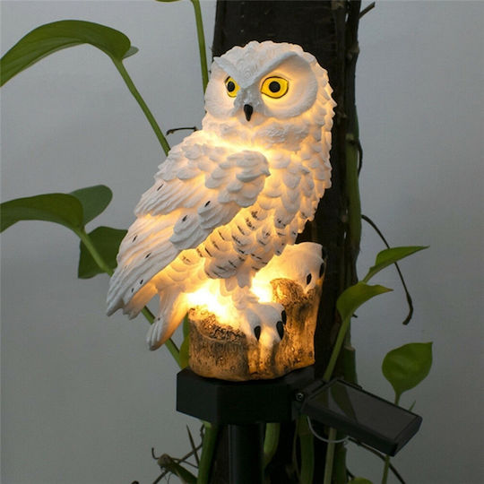 Lampa Bufnita Lampă Solară 0.2W Alb Natural cu Senzor de Mișcare și Fotocelulă IP67