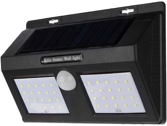 Lampa Montat pe perete Lampă Solară 600lm Alb Rece 6000K cu Senzor de Mișcare și Fotocelulă IP65 8bucx4.5buccm