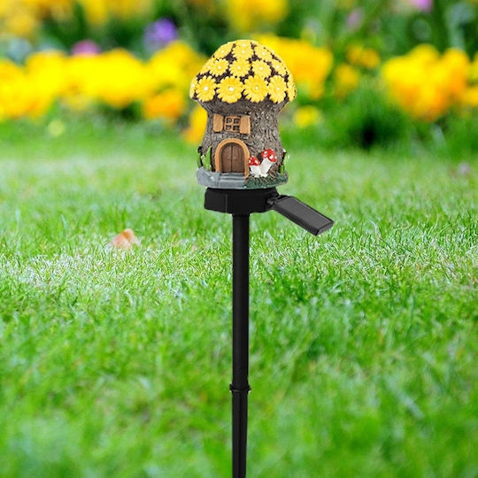 Lampa Lampă Solară Floare 1W 1200lm Alb Cald cu Senzor de Mișcare și Fotocelulă IP44