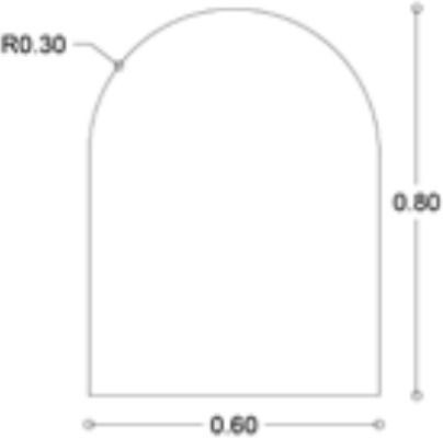 Кремаст Огледало Iron Arch 60x80 см Без LED Златен Мат