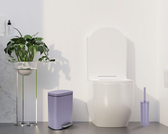 Σετ Κάδος Πεντάλ 5 Lt & Πιγκάλ Spirella Akira Lavender Σετ Κάδος Πεντάλ 5 Lt & Πιγκάλ Spirella Akira Lavender