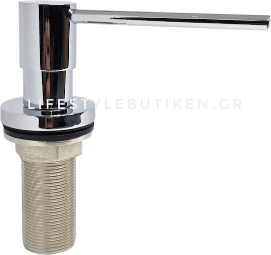 Naron Nr8001c Eingebauter Spender für Küchenseife Metallisch 500ml Chrom