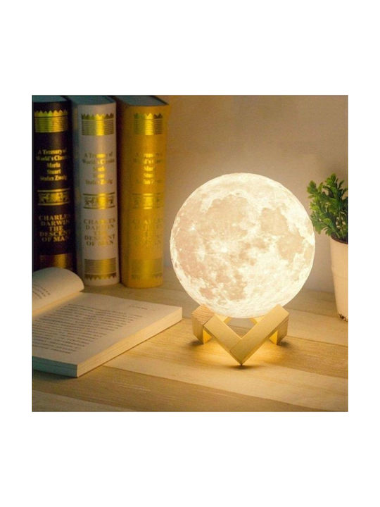 Lampa Lustră Decorativă Lumină de Lună Alb