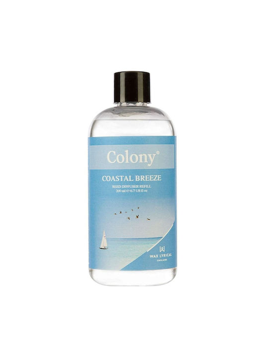 Wax Lyrical Colony Reed Diffuser Refill Υγρό Αναπλήρωσης Δοχείο Αρωματισμού Χώρου Coastal Breeze 200ml
