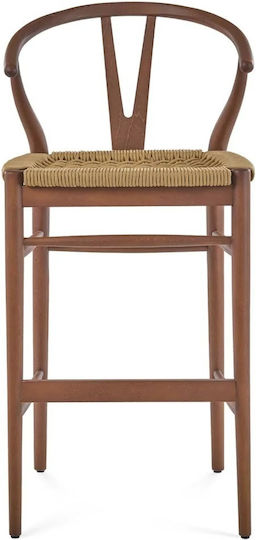 Скамейка Бар Jason Дърво Въже 52x44xh.107см Casa Vogue