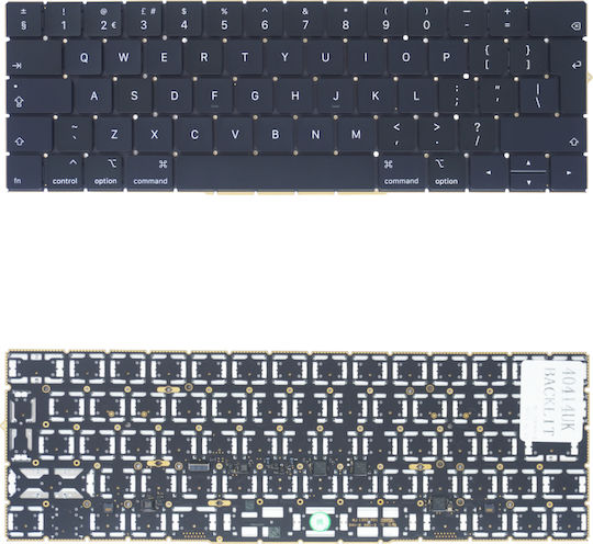 Laptop Keyboard Apple A1706 A1707 Year 2016 2017 Pro Retina 13" 15" OEM Code 40414ukbacklit