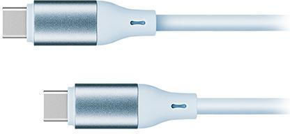 USB 2.0 Cable USB-C male - USB-C 100W PD Μπλε 1m