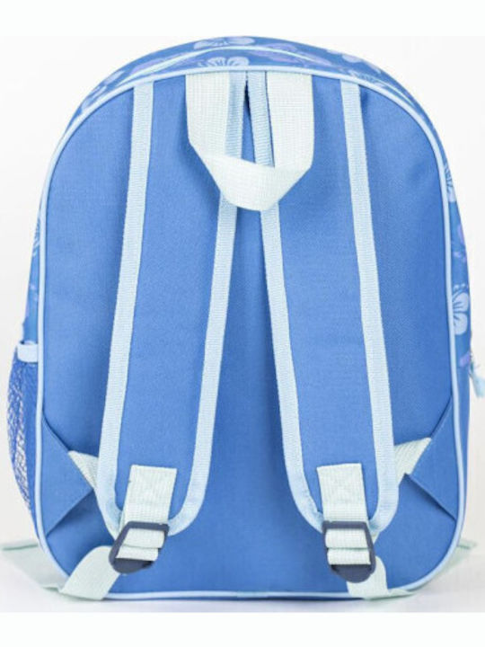Cerda Stitch Ghiozdan Școlar De Spate Pentru Școala Primară Cu Husă Pentru Sticlă De Apă Albastru 25 x 10 x 31 cm