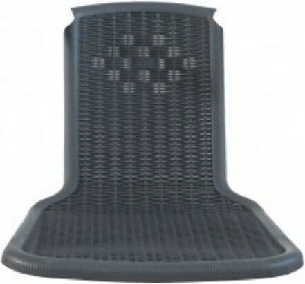 Replacement Seat Armchair Outdoor Chair Rattan Type Gray 43x40x73 cm