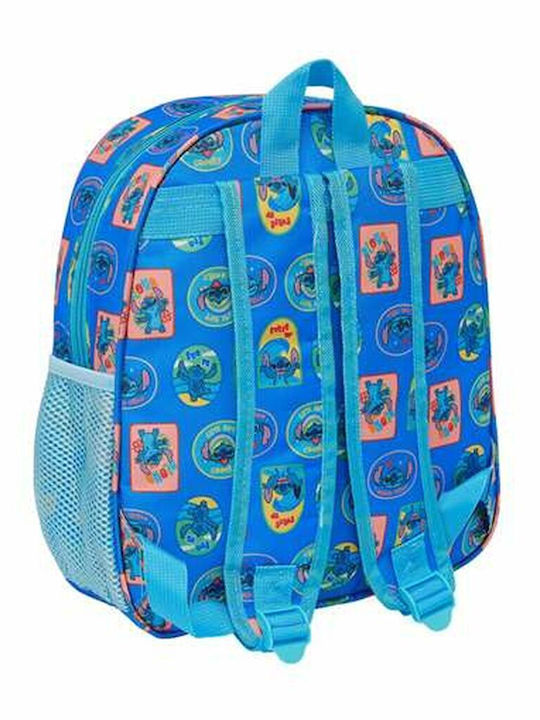 Safta School Bag Backpack Kindergarten Blue with Water Bottle Holder 8.64Liters