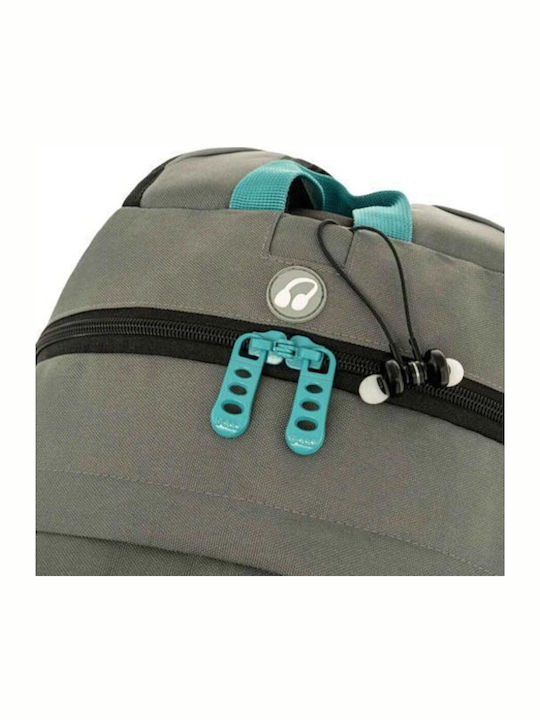 Polo Original Double Scarf Schulranzen Rucksack Junior High-High School Grey/Petrol 27Liter 2025