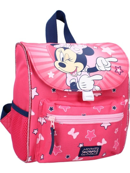 Disney Minnie Mouse Ghiozdan Școlar de Spate Grădinița Roz cu Husă pentru Sticlă de Apă