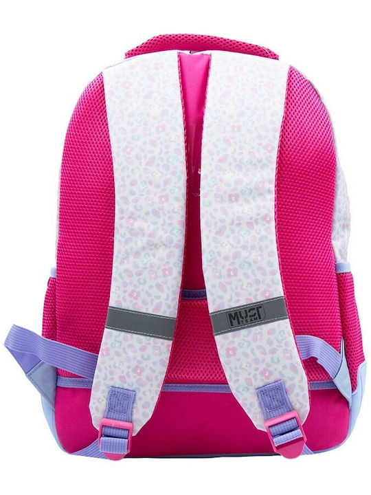 Must Team Schulranzen Rucksack Grundschule mit Flaschenhalter Hellblaue 25Liter 32 x 18 x 43cm 2025