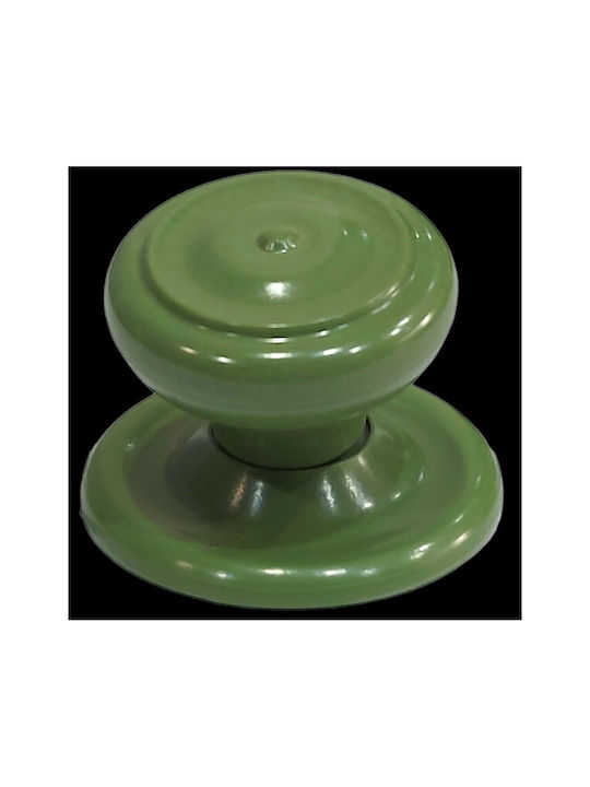 Italian Furniture Knob Eureka 11054-000-pla1 Green Plastic Diameter 30