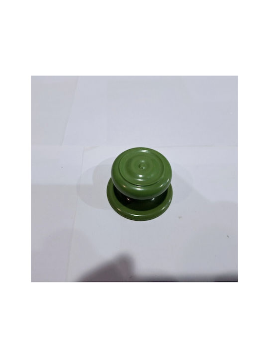Italian Furniture Knob Eureka 11054-000-pla1 Green Plastic Diameter 30