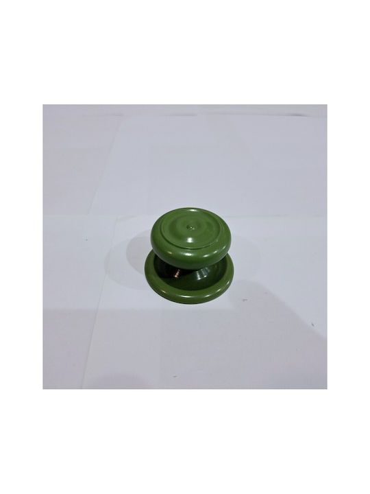 Italian Furniture Knob Eureka 11054-000-pla1 Green Plastic Diameter 30