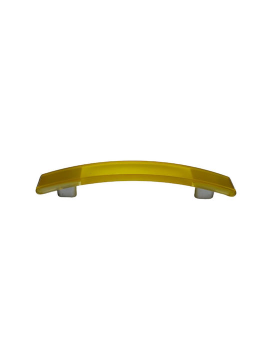 Ιταλική Λαβή Επίπλου Eureka 0738-096-kit1 Κιτρινο Διάσταση 9,6cm