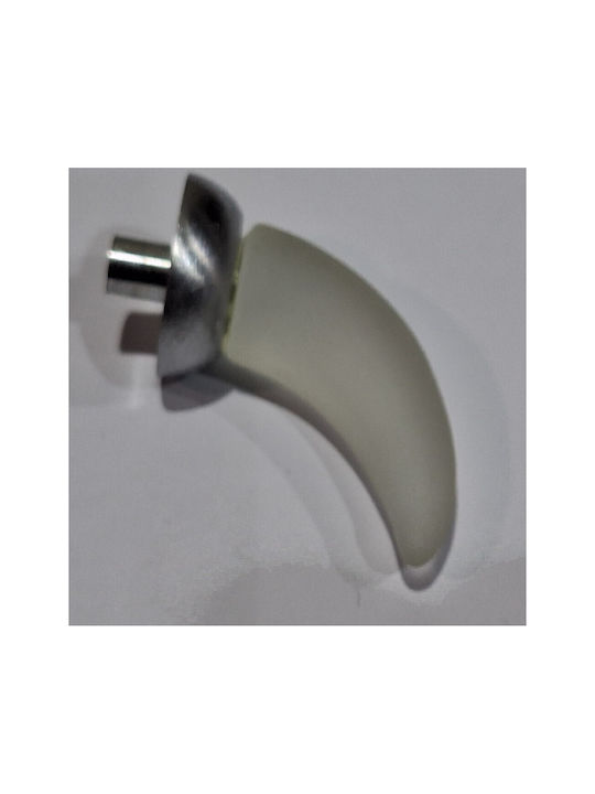 Italienischer Möbelgriff Steel-nova 7006-10c1 Murano Kristall Maße 20×20×35 Mm