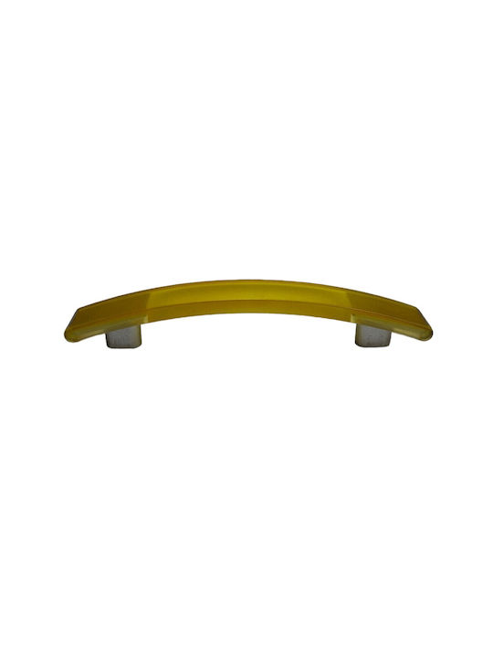 Ιταλική Λαβή Επίπλου Eureka 0738-096-kit1 Κιτρινο Διάσταση 9,6cm