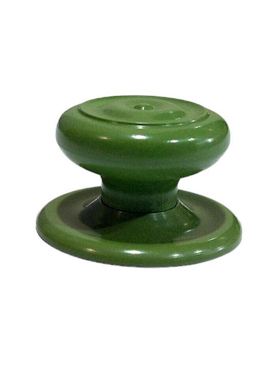 Italian Furniture Knob Eureka 11054-000-pla1 Green Plastic Diameter 30