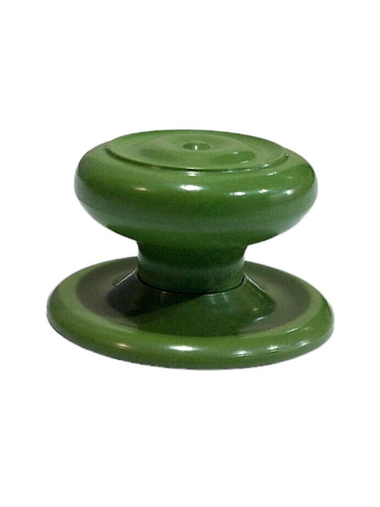 Italian Furniture Knob Eureka 11054-000-pla1 Green Plastic Diameter 30