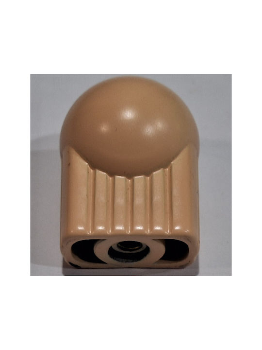 Italian Furniture Knob Eureka 0106-som1 Satin Plastic Diameter 21