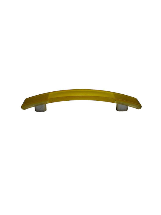 Ιταλική Λαβή Επίπλου Eureka 0738-096-kit1 Κιτρινο Διάσταση 9,6cm