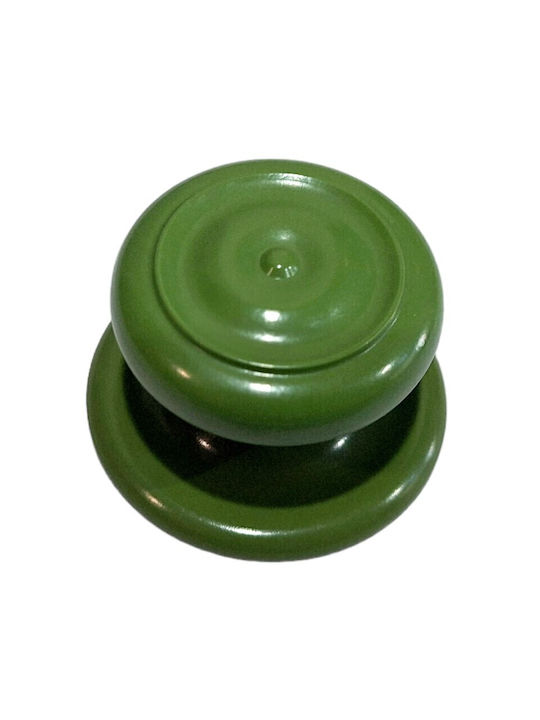 Italian Furniture Knob Eureka 11054-000-pla1 Green Plastic Diameter 30