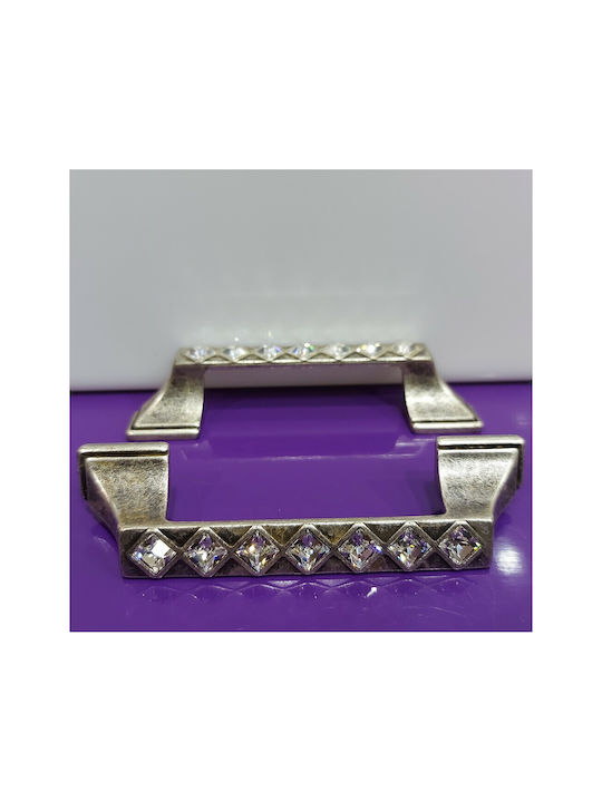 Italian Handle Swarovski Euro-fer 0127-096-swa1 Diameter 9.6cm