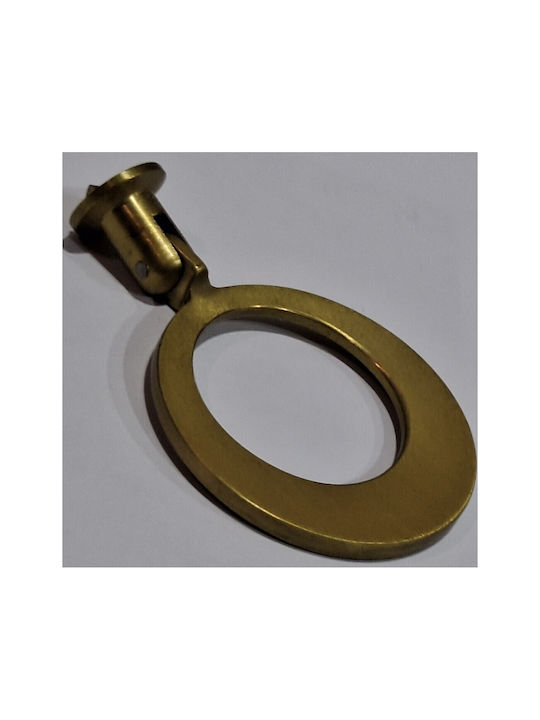 Handmade Brass Furniture Knob Omp Porro 10612-oro1 Gold Matte Diameter 45