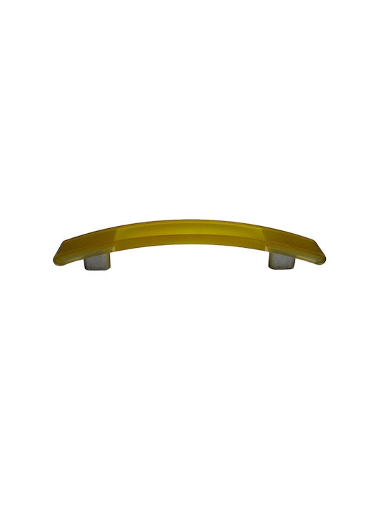 Ιταλική Λαβή Επίπλου Eureka 0738-096-kit1 Κιτρινο Διάσταση 9,6cm