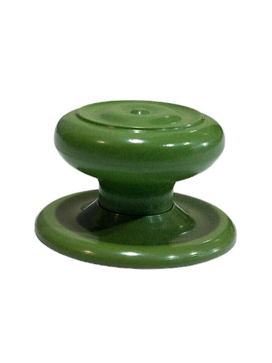 Italian Furniture Knob Eureka 11054-000-pla1 Green Plastic Diameter 30