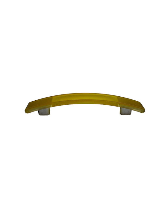 Ιταλική Λαβή Επίπλου Eureka 0738-096-kit1 Κιτρινο Διάσταση 9,6cm