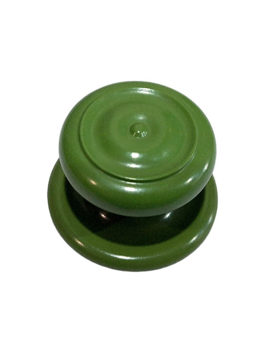 Italian Furniture Knob Eureka 11054-000-pla1 Green Plastic Diameter 30