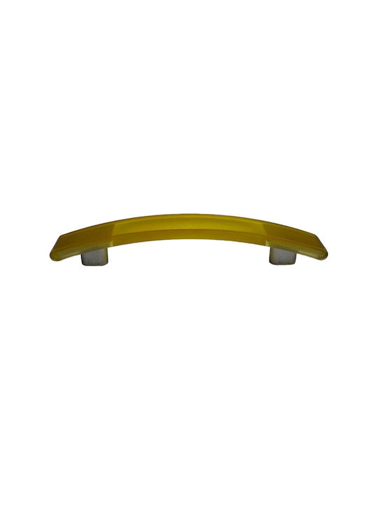 Ιταλική Λαβή Επίπλου Eureka 0738-096-kit1 Κιτρινο Διάσταση 9,6cm