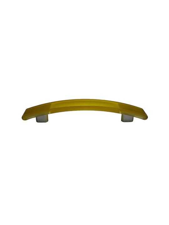 Ιταλική Λαβή Επίπλου Eureka 0738-096-kit1 Κιτρινο Διάσταση 9,6cm