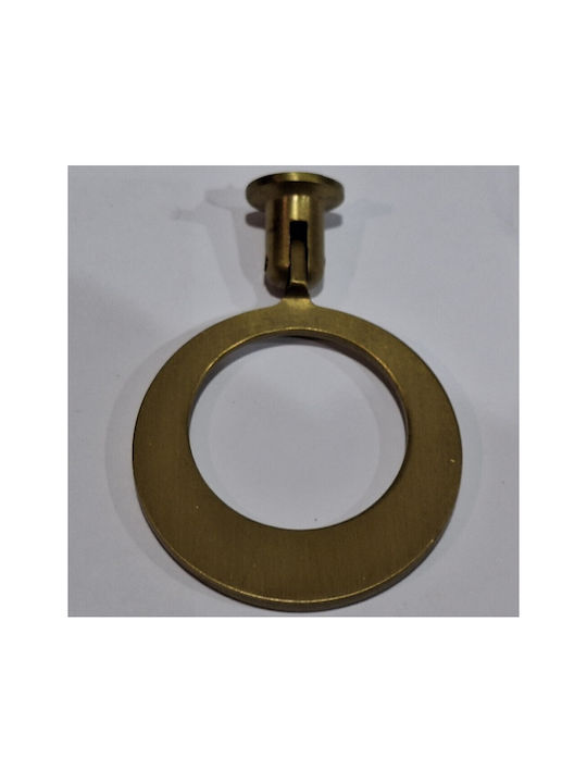 Handmade Brass Furniture Knob Omp Porro 10612-oro1 Gold Matte Diameter 45