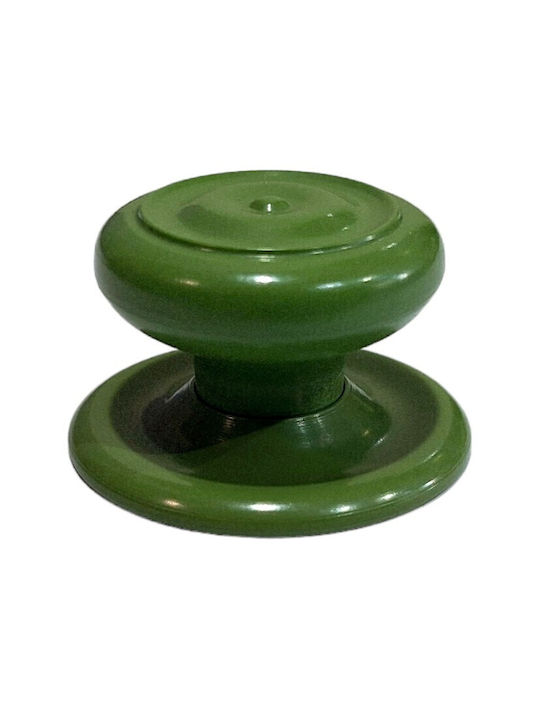 Italian Furniture Knob Eureka 11054-000-pla1 Green Plastic Diameter 30