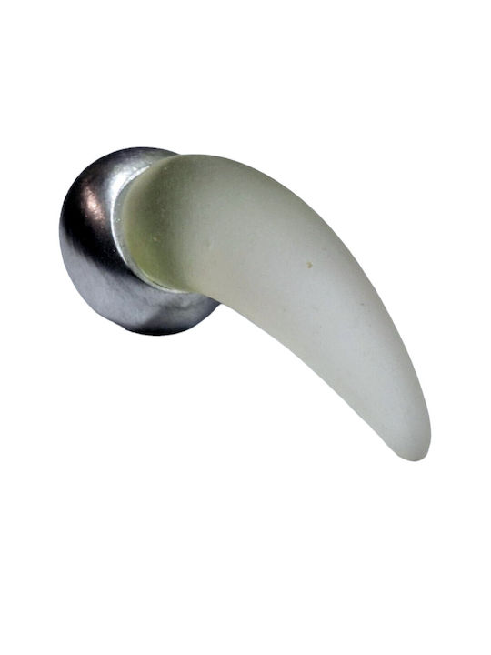 Italienischer Möbelgriff Steel-nova 7006-10c1 Murano Kristall Maße 20×20×35 Mm