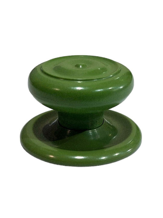 Italian Furniture Knob Eureka 11054-000-pla1 Green Plastic Diameter 30