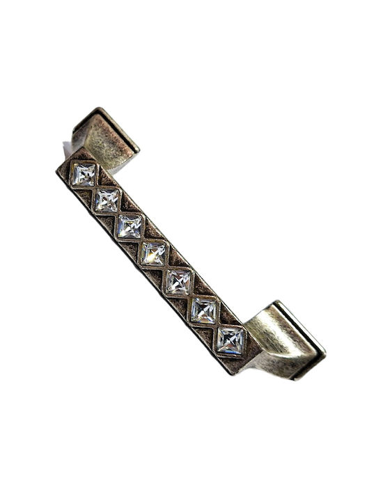 Italian Handle Swarovski Euro-fer 0127-096-swa1 Diameter 9.6cm