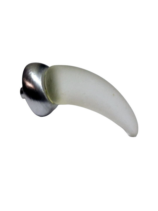 Italienischer Möbelgriff Steel-nova 7006-10c1 Murano Kristall Maße 20×20×35 Mm