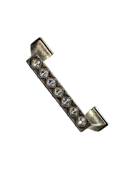 Italian Handle Swarovski Euro-fer 0127-096-swa1 Diameter 9.6cm