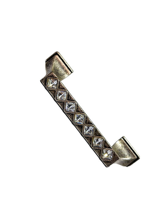 Italian Handle Swarovski Euro-fer 0127-096-swa1 Diameter 9.6cm