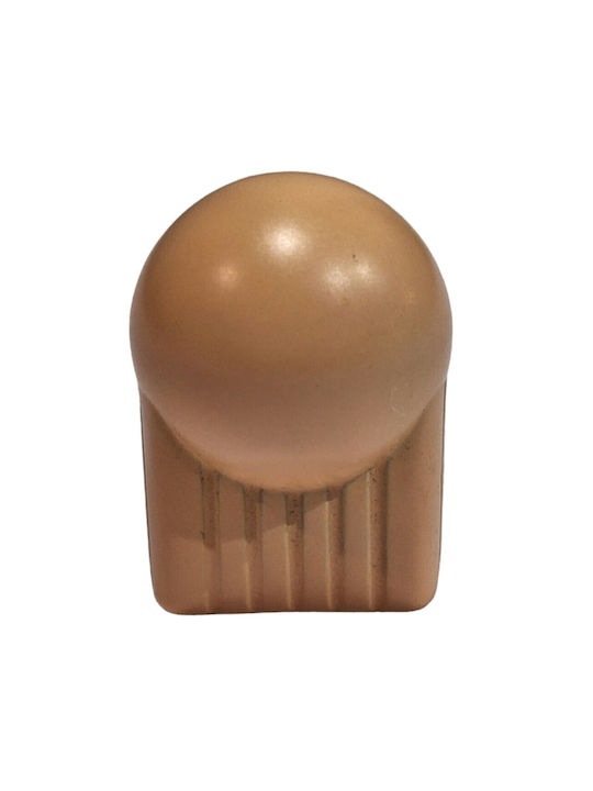 Italian Furniture Knob Eureka 0106-som1 Satin Plastic Diameter 21