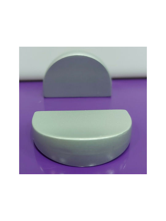 Italienischer Möbelgriff Eureka 0995-032-10c1 Chrom matt 3,2cm Durchmesser